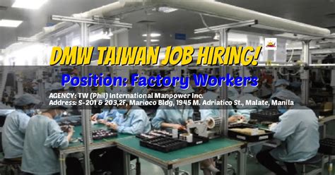 TW (PHIL.) INTERNATIONAL MANPOWER INC Jobs and .